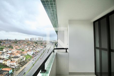 Varanda da Sala de apartamento para alugar com 2 quartos, 61m² em Vila Laura, Salvador