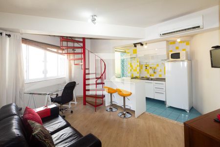 Sala de apartamento à venda com 1 quarto, 67m² em Vila Nova Conceição , São Paulo