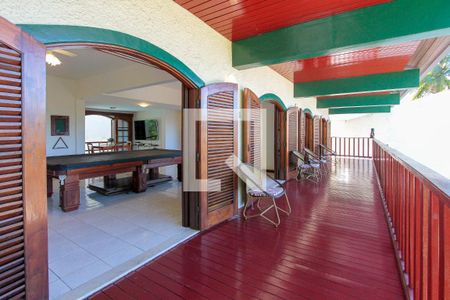 Varanda da Sala de casa de condomínio para alugar com 4 quartos, 657m² em Barra da Tijuca, Rio de Janeiro