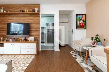 Sala de apartamento à venda com 2 quartos, 74m² em Vila Gertrudes, São Paulo