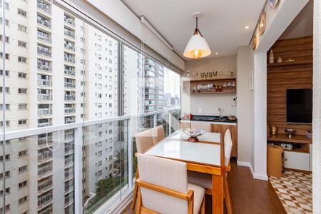 Varanda de apartamento à venda com 2 quartos, 74m² em Vila Gertrudes, São Paulo