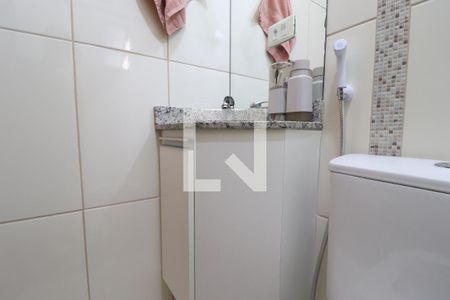 Banheiro Quarto 1 suíte de apartamento à venda com 2 quartos, 60m² em Vila Leopoldina, Santo André