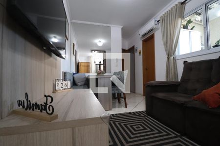 Sala de apartamento à venda com 2 quartos, 60m² em Vila Leopoldina, Santo André