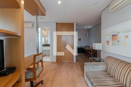 Sala de apartamento para alugar com 1 quarto, 40m² em Bela Vista, São Paulo