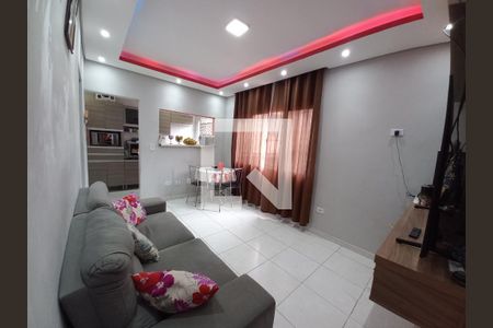 Sala de casa para alugar com 2 quartos, 126m² em Parque Sao Vicente, São Vicente