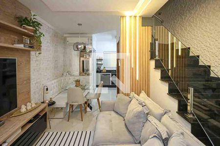 Sala de casa de condomínio à venda com 2 quartos, 76m² em Chácara Belenzinho, São Paulo