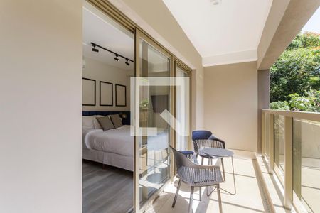 Varanda de kitnet/studio para alugar com 1 quarto, 40m² em Vila Clementino, São Paulo