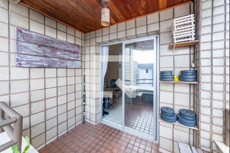 Varanda da Sala de apartamento à venda com 3 quartos, 110m² em Buritis, Belo Horizonte