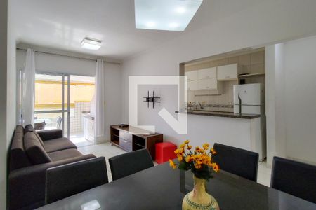 Sala de apartamento para alugar com 2 quartos, 89m² em Aviação, Praia Grande