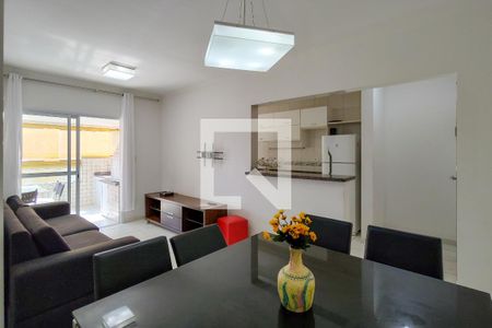 Sala de apartamento para alugar com 2 quartos, 89m² em Aviação, Praia Grande