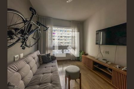 Sala de apartamento à venda com 2 quartos, 60m² em Laranjeiras, Rio de Janeiro