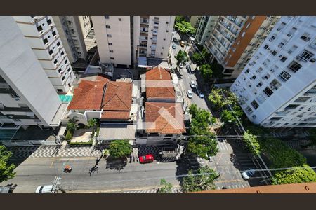 Vista da Sala de apartamento para alugar com 2 quartos, 131m² em Gonzaga, Santos