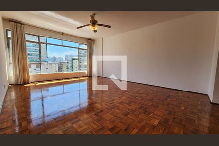 Sala de apartamento para alugar com 2 quartos, 131m² em Gonzaga, Santos