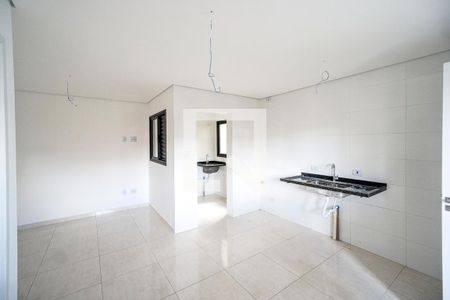 Sala e cozinha de apartamento à venda com 1 quarto, 27m² em Penha de França, São Paulo