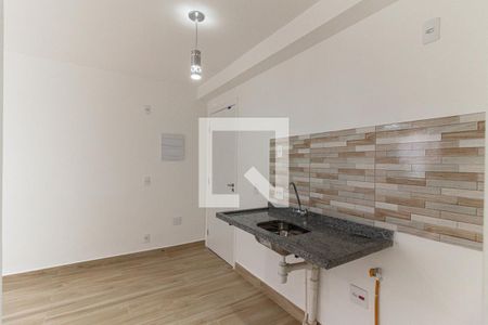 Cozinha de apartamento à venda com 1 quarto, 28m² em Vila Buarque, São Paulo