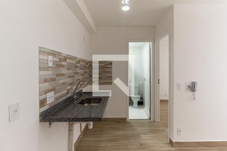 Cozinha de apartamento à venda com 1 quarto, 28m² em Vila Buarque, São Paulo