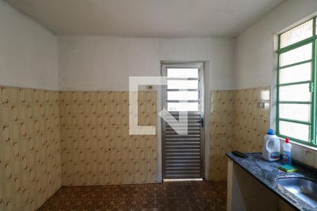 Cozinha de casa para alugar com 1 quarto, 45m² em Santa Maria, São Caetano do Sul