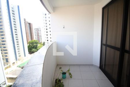 Varanda da Sala de apartamento para alugar com 3 quartos, 100m² em Candeal, Salvador