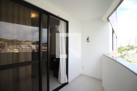 Varanda da Sala de apartamento para alugar com 3 quartos, 100m² em Candeal, Salvador