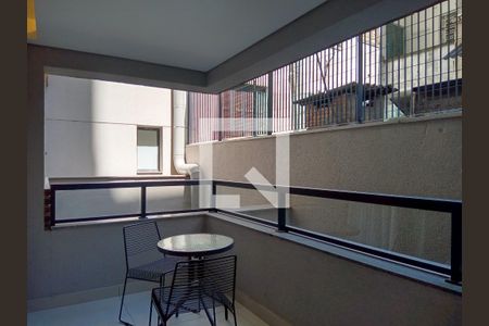 Varanda de kitnet/studio à venda com 1 quarto, 26m² em Paraíso, São Paulo