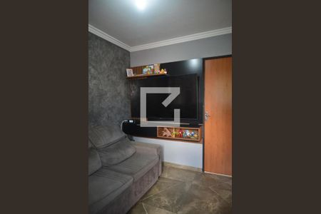 Sala de apartamento à venda com 3 quartos, 60m² em Vila Scarpelli, Santo André