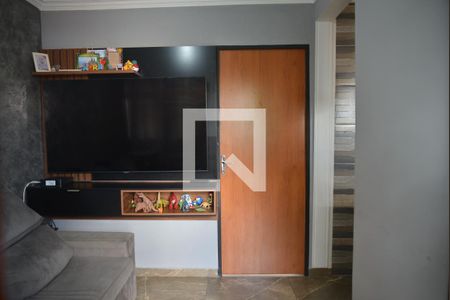 Sala de apartamento à venda com 3 quartos, 60m² em Vila Scarpelli, Santo André