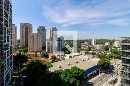 Sala - Vista de apartamento à venda com 1 quarto, 51m² em Jardim das Acacias, São Paulo