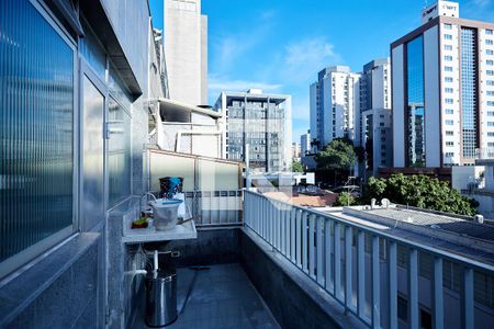 Varanda da Sala de apartamento para alugar com 3 quartos, 186m² em Lourdes, Belo Horizonte