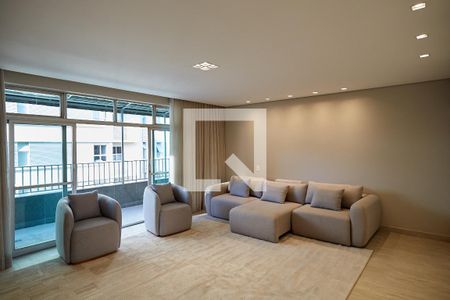 Sala de apartamento para alugar com 3 quartos, 186m² em Lourdes, Belo Horizonte