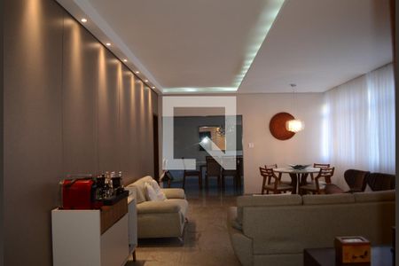 Sala de apartamento à venda com 4 quartos, 283m² em Santo Agostinho, Belo Horizonte