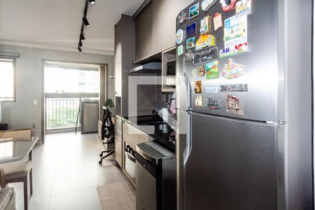 Sala/Cozinha de apartamento para alugar com 1 quarto, 34m² em Indianópolis, São Paulo