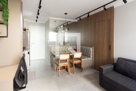 Sala/Cozinha de apartamento para alugar com 1 quarto, 34m² em Indianópolis, São Paulo