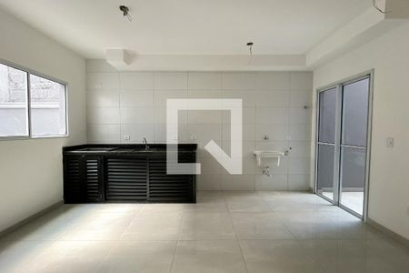 Sala/Cozinha de apartamento para alugar com 1 quarto, 38m² em Vila Mangalot, São Paulo