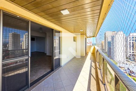 Varanda da Sala de apartamento para alugar com 3 quartos, 198m² em Parque Residencial Aquarius, São José dos Campos