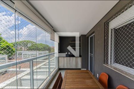 Varanda da Sala de apartamento para alugar com 3 quartos, 83m² em Vila Dom Pedro I, São Paulo