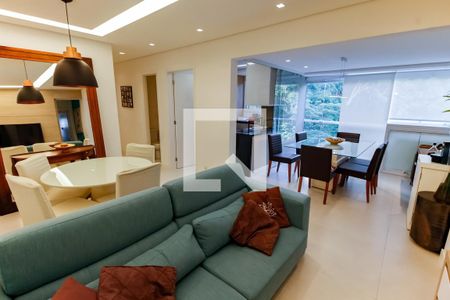 Sala de apartamento para alugar com 2 quartos, 74m² em Jardim Fonte do Morumbi, São Paulo