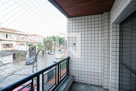 Varanda da sala de apartamento para alugar com 3 quartos, 117m² em Cerâmica, São Caetano do Sul