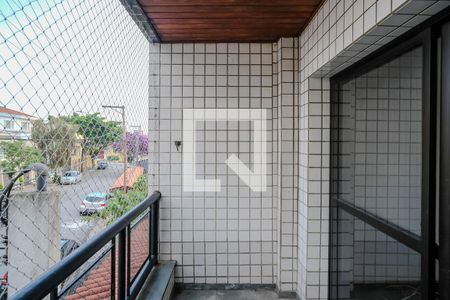 Varanda da sala de apartamento para alugar com 3 quartos, 117m² em Cerâmica, São Caetano do Sul