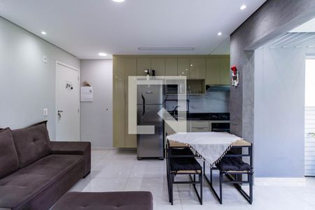 Sala de apartamento para alugar com 2 quartos, 48m² em Jardim Ampliacao, São Paulo