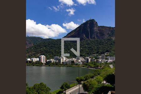 Vista da sala de apartamento para alugar com 2 quartos, 81m² em Lagoa, Rio de Janeiro