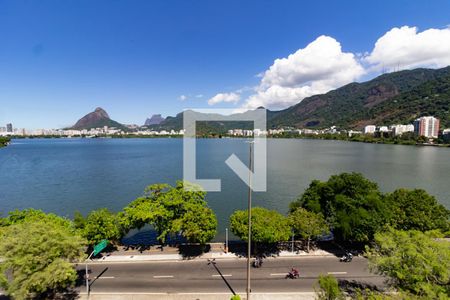 Vista da sala de apartamento para alugar com 2 quartos, 81m² em Lagoa, Rio de Janeiro
