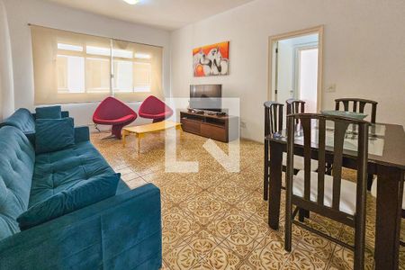 Sala de apartamento para alugar com 2 quartos, 93m² em Jardim Sao Miguel, Guarujá