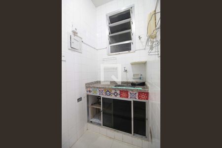 Cozinha de kitnet/studio para alugar com 1 quarto, 29m² em Copacabana, Rio de Janeiro