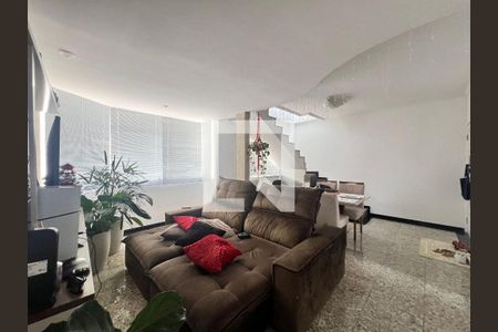 Sala de Estar de apartamento à venda com 3 quartos, 160m² em Buritis, Belo Horizonte