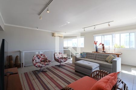 Sala de apartamento para alugar com 3 quartos, 235m² em Jardim Praiano, Guarujá