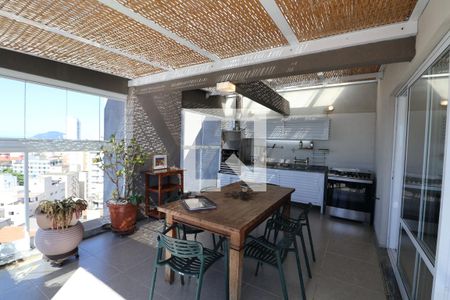 Varanda gourmet de apartamento para alugar com 3 quartos, 235m² em Jardim Praiano, Guarujá