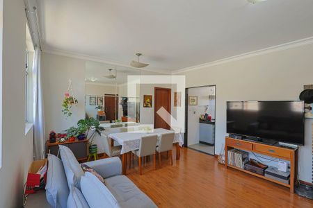 Sala de apartamento à venda com 2 quartos, 90m² em Grajaú, Belo Horizonte