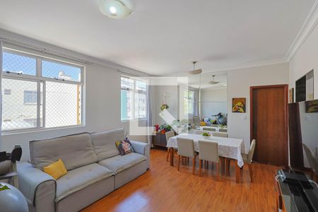 Sala de apartamento à venda com 2 quartos, 90m² em Grajaú, Belo Horizonte