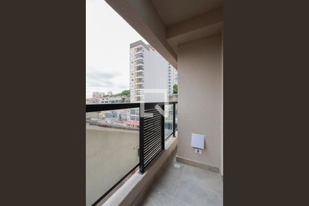 Varanda da Sala/Cozinha de apartamento à venda com 1 quarto, 26m² em Vila Pauliceia, São Paulo