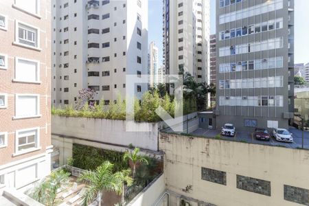 Vista de apartamento à venda com 1 quarto, 42m² em Moema, São Paulo